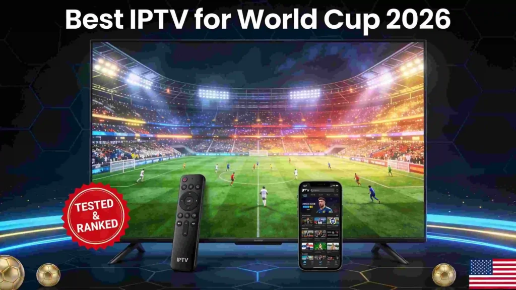 Best IPTV for World Cup 2026 — stream live football matches in 4K on smart TV USA