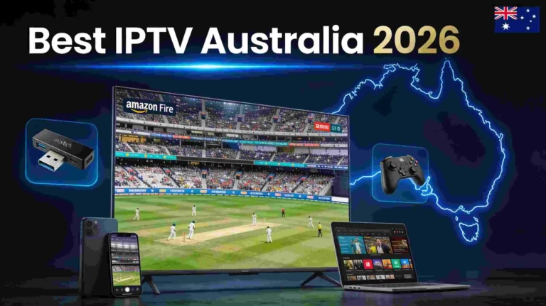 Best IPTV Australia 2026 - Smart TV streaming live sports with Firestick and mobile devices
